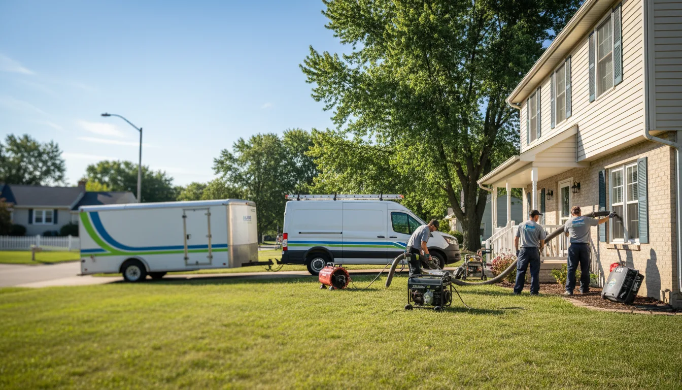 Flooded Basement Restoration And Cleanup With Repair in Quaker City, OH near me